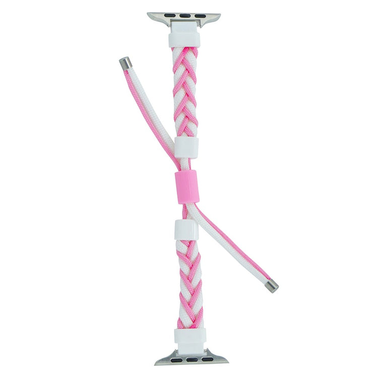 Meget Fed Nylon Universal Rem passer til Apple Smartwatch - Pink#serie_1