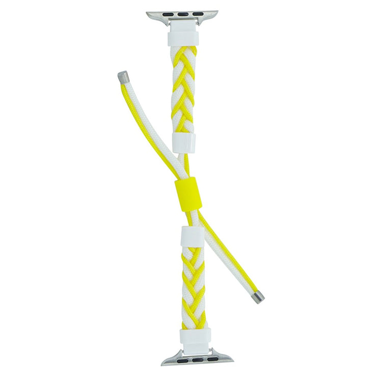 Meget Fed Nylon Universal Rem passer til Apple Smartwatch - Gul#serie_3