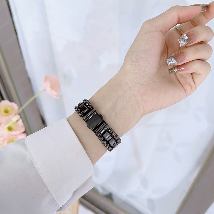 Vildt Slidstærk Metal Universal Rem passer til Apple Smartwatch - Sort#serie_1