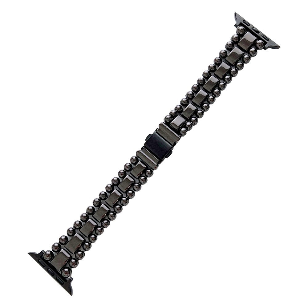 Vildt Slidstærk Metal Universal Rem passer til Apple Smartwatch - Sort#serie_1