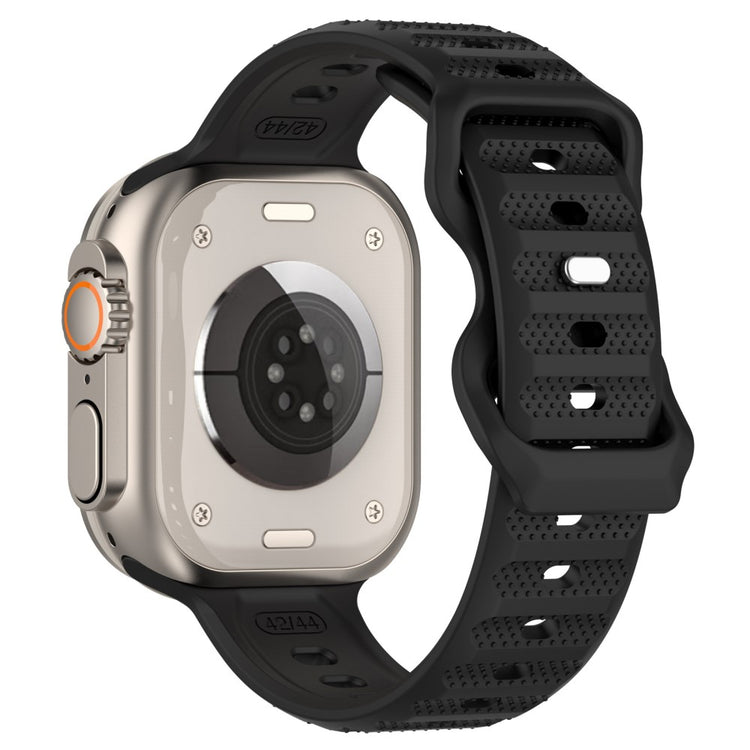 Eminent Metal Og Silikone Universal Rem passer til Apple Smartwatch - Sort#serie_1