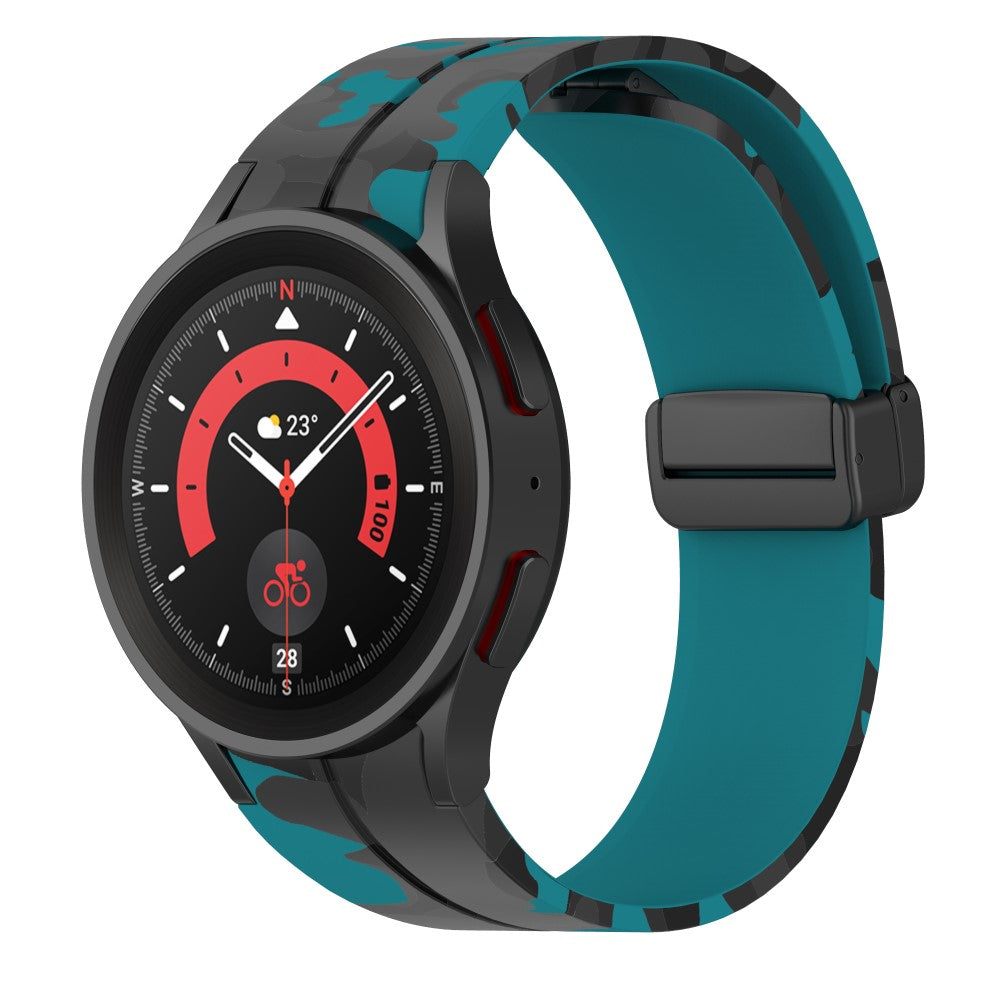 Rigtigt Slidstærk Silikone Universal Rem passer til Samsung Smartwatch - Blå#serie_10