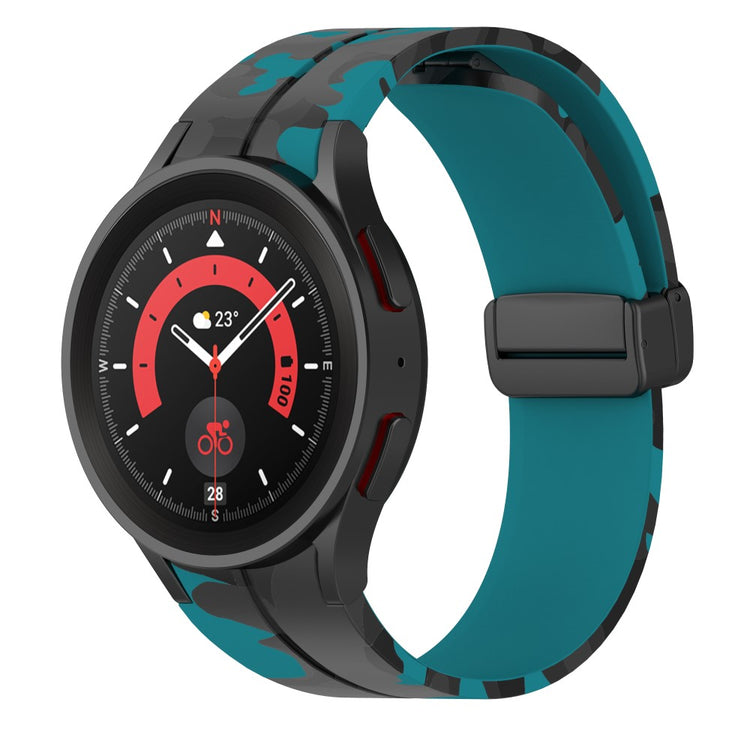 Rigtigt Slidstærk Silikone Universal Rem passer til Samsung Smartwatch - Blå#serie_10