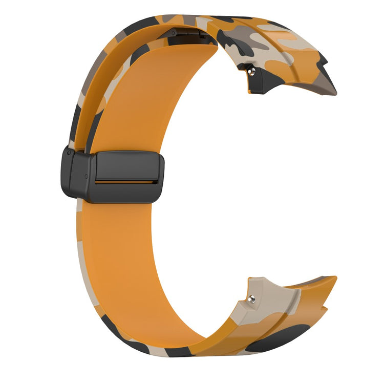 Rigtigt Slidstærk Silikone Universal Rem passer til Samsung Smartwatch - Gul#serie_7