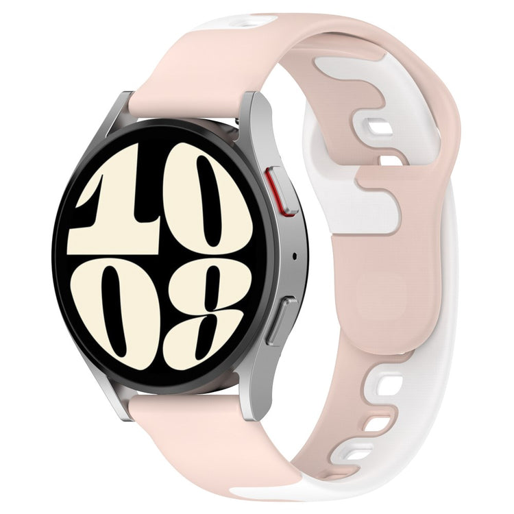 Mega Hårdfør Silikone Universal Rem passer til Smartwatch - Pink#serie_2
