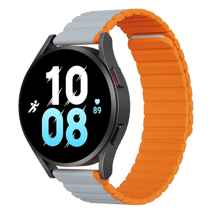 Fremragende Silikone Universal Rem passer til Smartwatch - Orange#serie_5