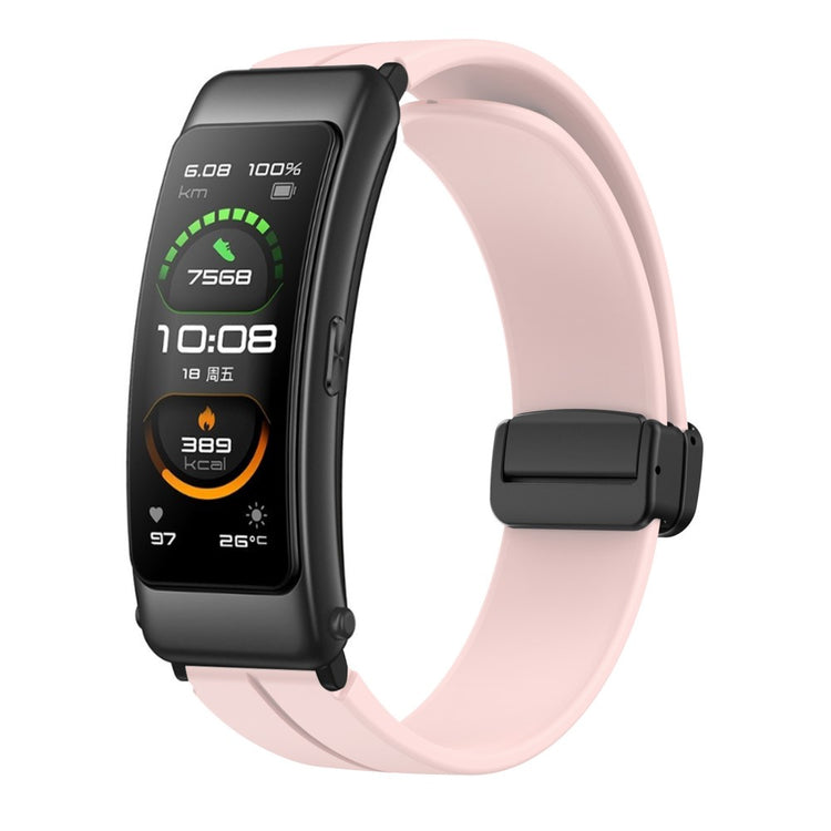 Helt Vildt Sejt Silikone Universal Rem passer til Smartwatch - Pink#serie_3