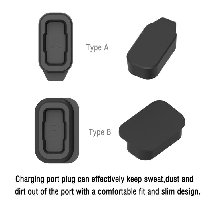 Super Pænt Silikone Cover passer til Coros Smartwatch - Sort#serie_1