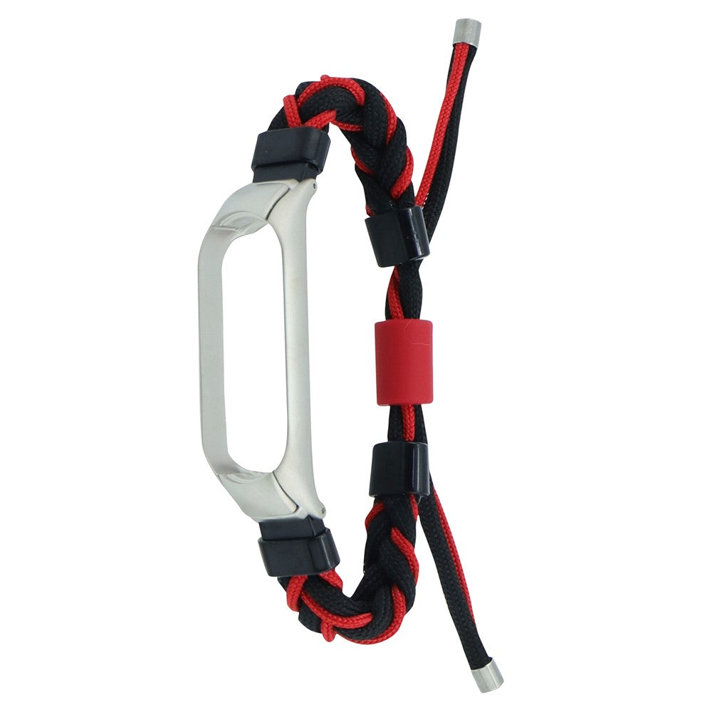 Nylon Universal Rem passer til Xiaomi Mi Smart Band 6 / Xiaomi Mi Band 5 - Rød#serie_4