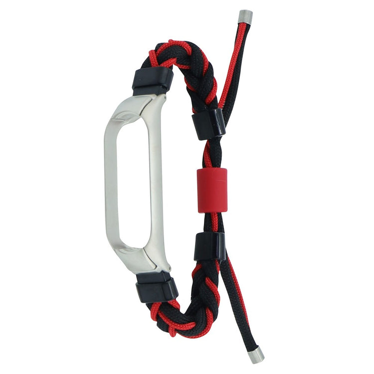 Nylon Universal Rem passer til Xiaomi Mi Smart Band 6 / Xiaomi Mi Band 5 - Rød#serie_4