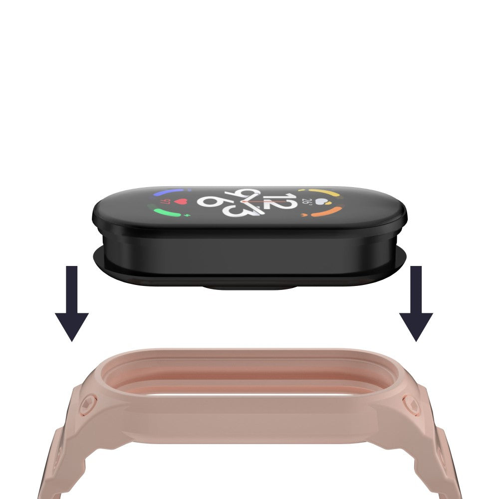 Rigtigt Skøn Silikone Universal Rem passer til Xiaomi Smartwatch - Pink#serie_2