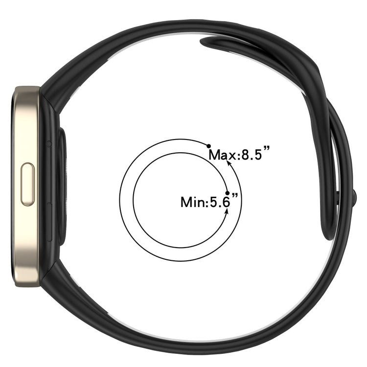 Silikone Universal Rem passer til Xiaomi Redmi Watch 3 / Xiaomi Mi Watch Lite 3 - Rød#serie_6