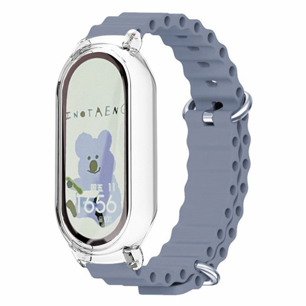 Eminent Silikone Rem passer til Xiaomi Smart Band 8 - Sølv#serie_9