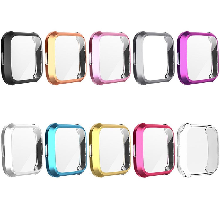 Meget Fed Fitbit Versa Lite Silikone Cover - Sort#serie_1