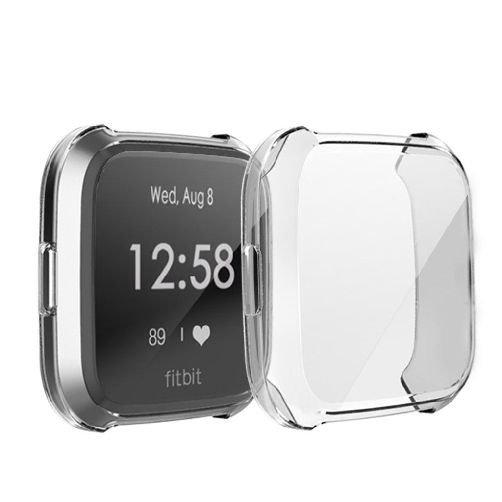 Meget Fed Fitbit Versa Lite Silikone Cover - Gennemsigtig#serie_2