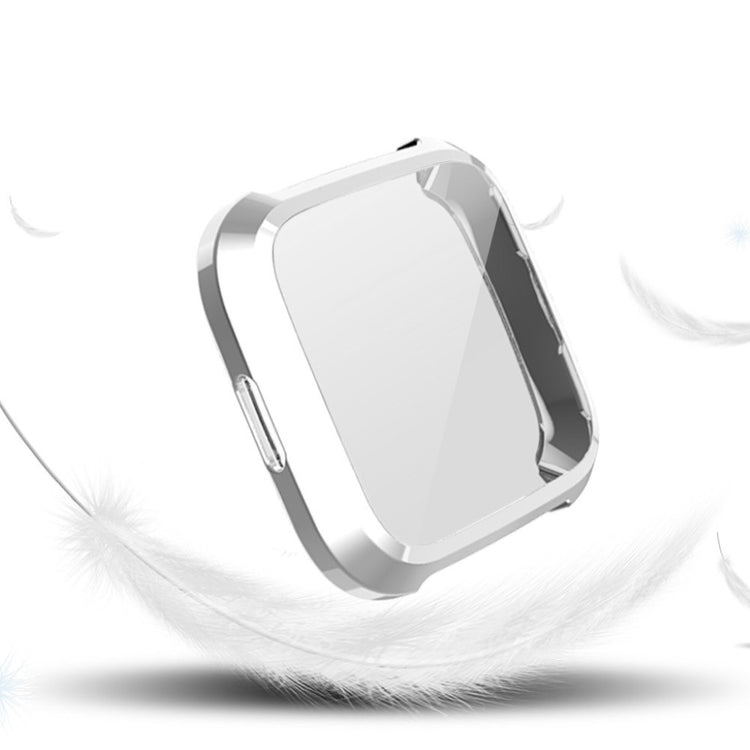 Meget Fed Fitbit Versa Lite Silikone Cover - Sølv#serie_3