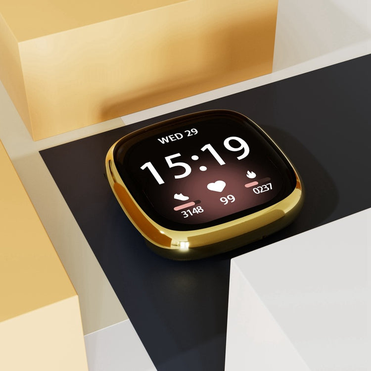 Fint Silikone Cover til Fitbit Sense 2 - Guld#serie_1