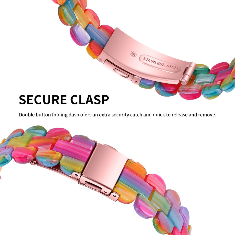 Mega Nydelig Plastik Rem passer til Fitbit Inspire 3 - Flerfarvet#serie_2