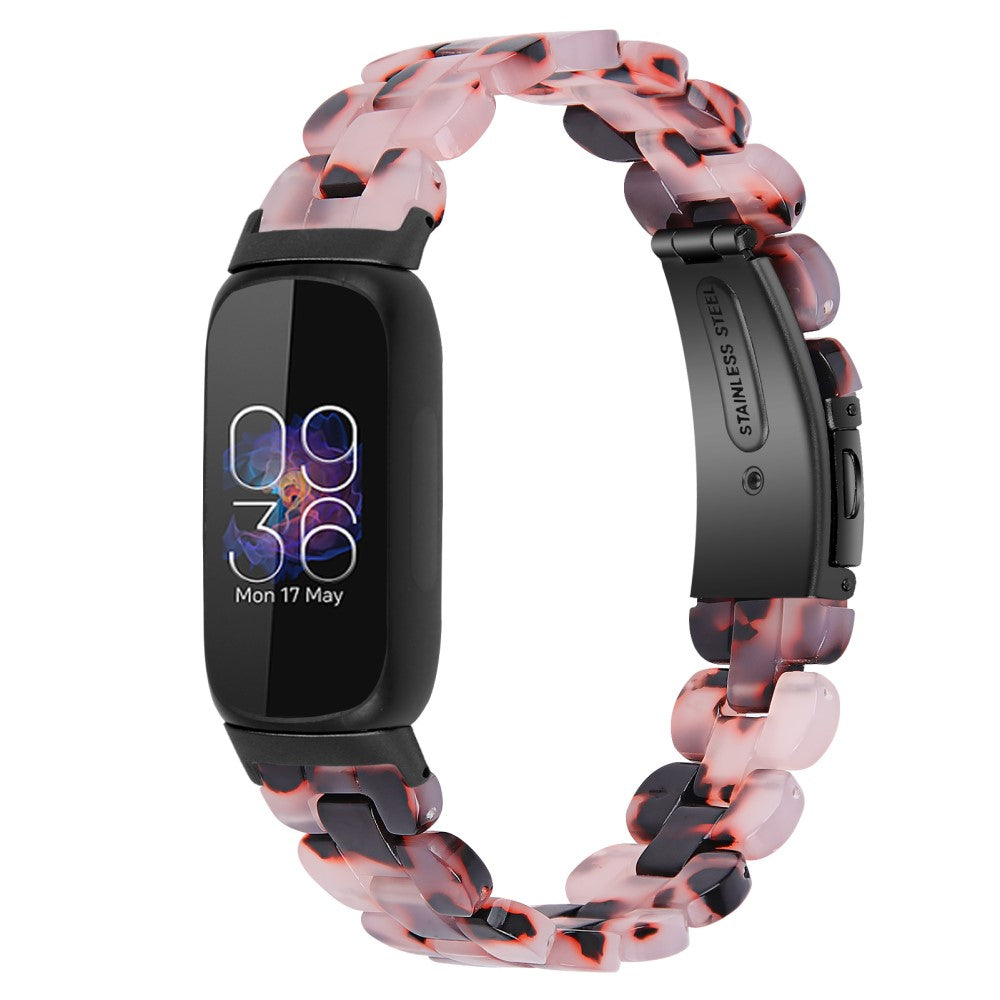 Mega Nydelig Plastik Rem passer til Fitbit Inspire 3 - Pink#serie_6