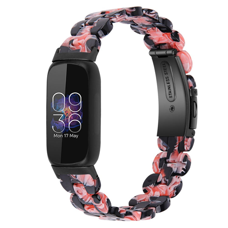 Mega Nydelig Plastik Rem passer til Fitbit Inspire 3 - Pink#serie_7