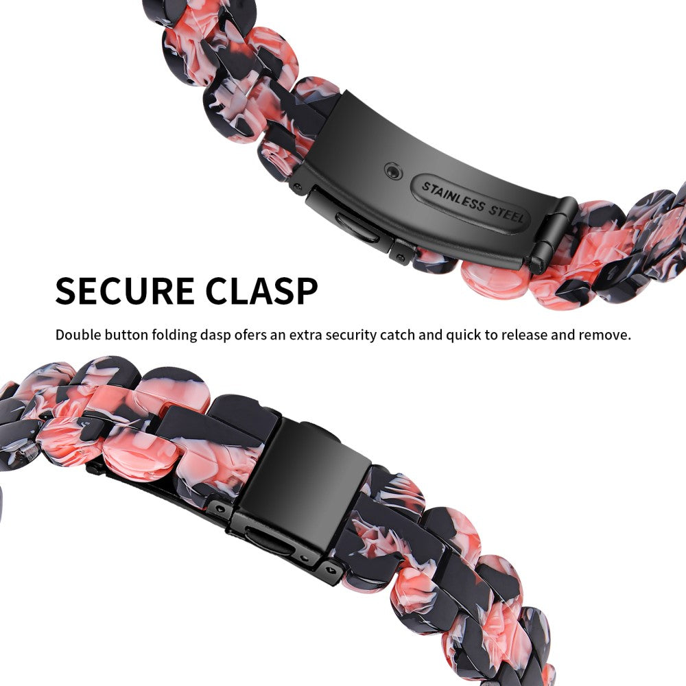 Mega Nydelig Plastik Rem passer til Fitbit Inspire 3 - Pink#serie_7