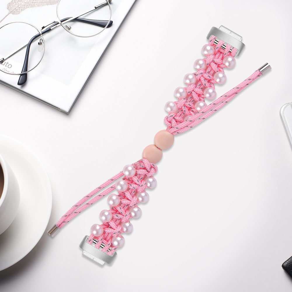 Meget Komfortabel Metal Rem passer til Fitbit Inspire 3 - Pink#serie_2