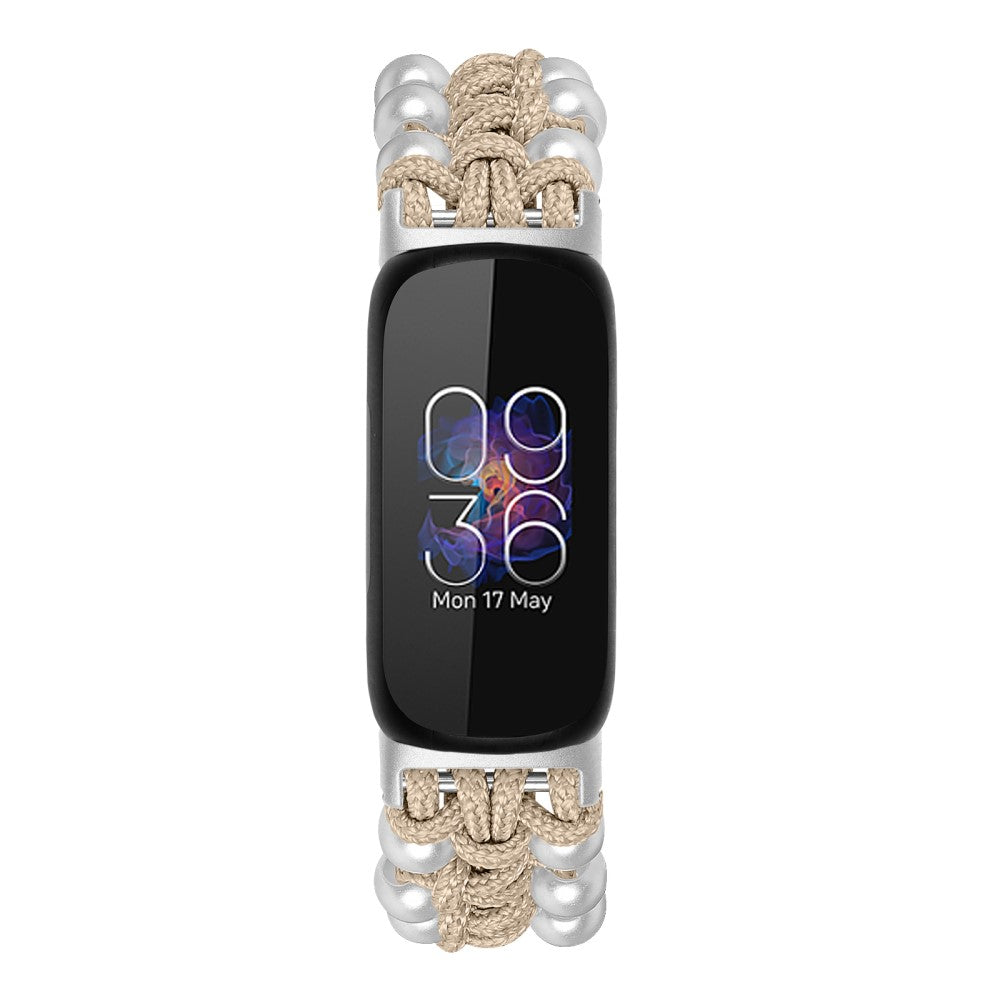 Meget Komfortabel Metal Rem passer til Fitbit Inspire 3 - Brun#serie_7