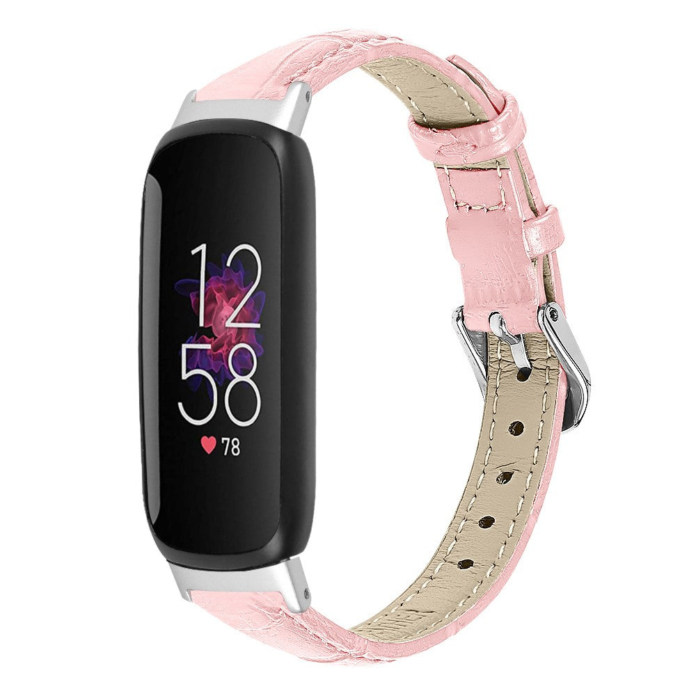 Mega Kønt Metal Rem passer til Fitbit Inspire 3 - Pink#serie_1