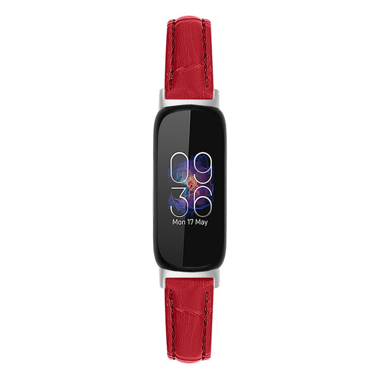Mega Kønt Metal Rem passer til Fitbit Inspire 3 - Rød#serie_4