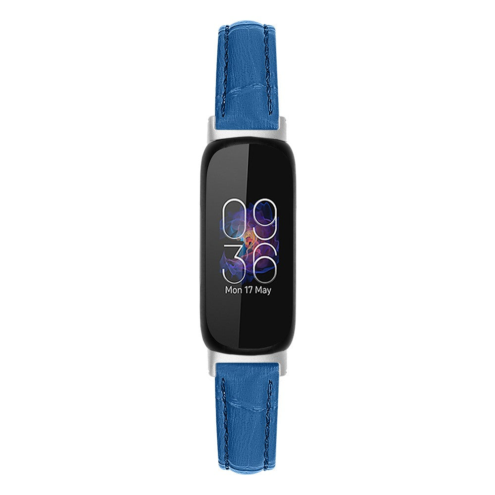 Mega Kønt Metal Rem passer til Fitbit Inspire 3 - Blå#serie_5