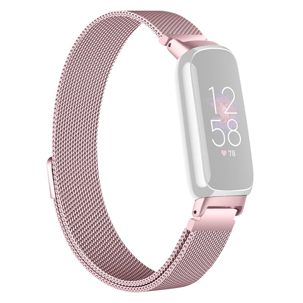 Tidsløst Metal Rem passer til Fitbit Inspire 3 - Pink#serie_2