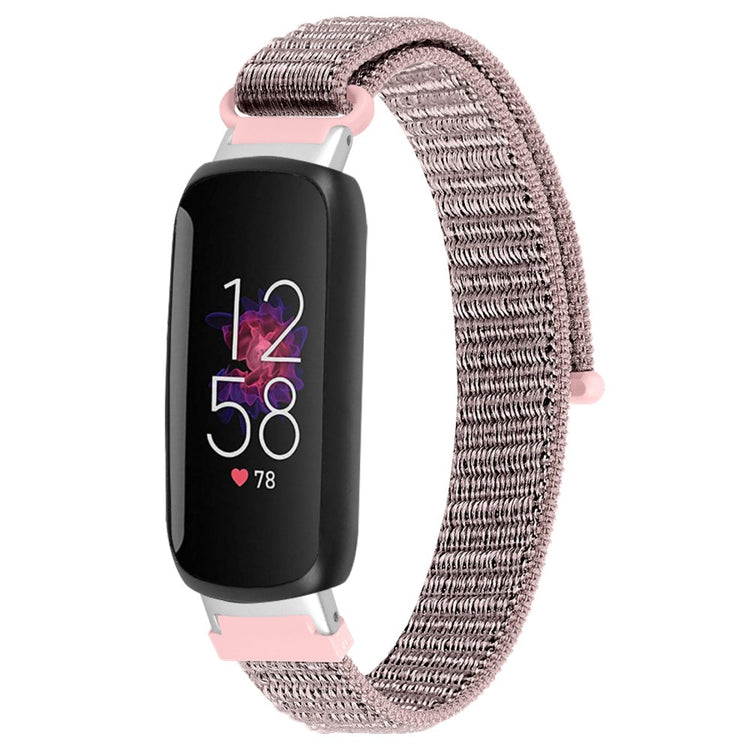Helt Vildt Skøn Nylon Rem passer til Fitbit Inspire 3 - Pink#serie_2