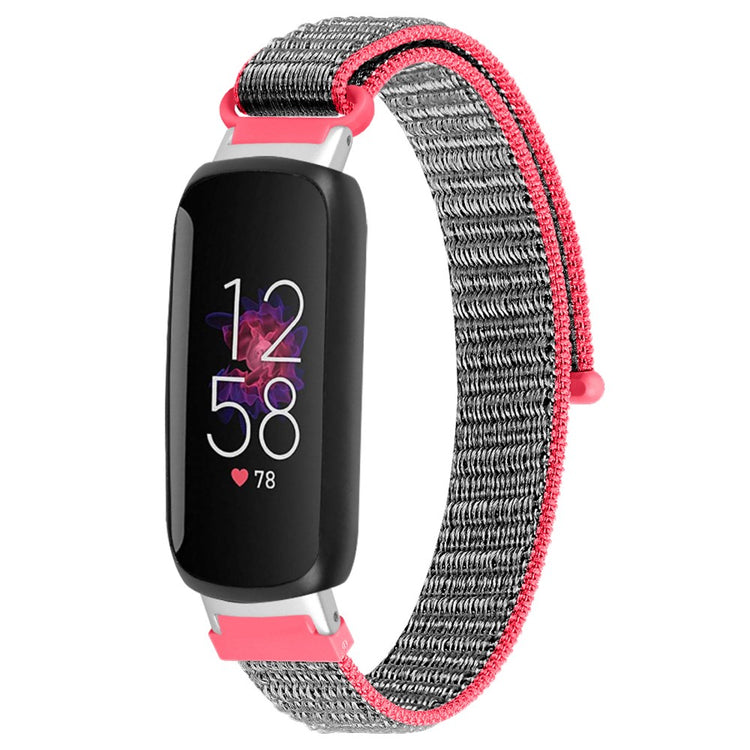 Helt Vildt Skøn Nylon Rem passer til Fitbit Inspire 3 - Pink#serie_6