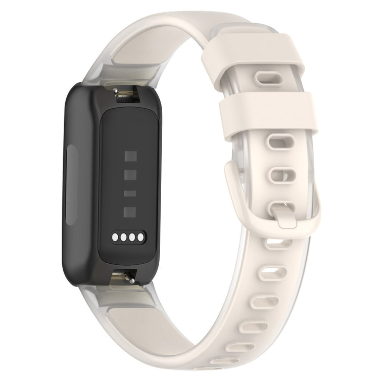 Holdbart Silikone Rem passer til Fitbit Inspire 3 - Hvid#serie_3