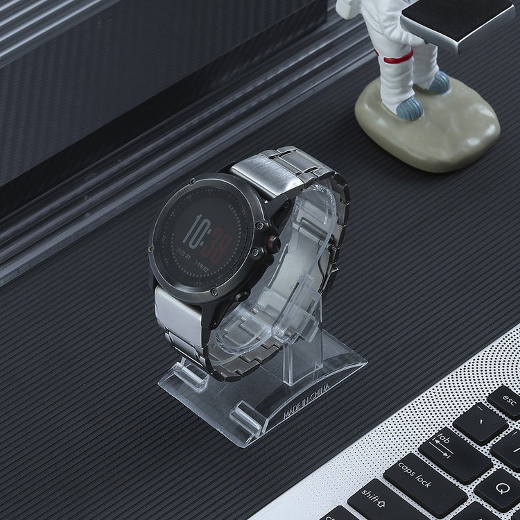 Mega Fed Metal Universal Rem passer til Smartwatch - Sølv#serie_1