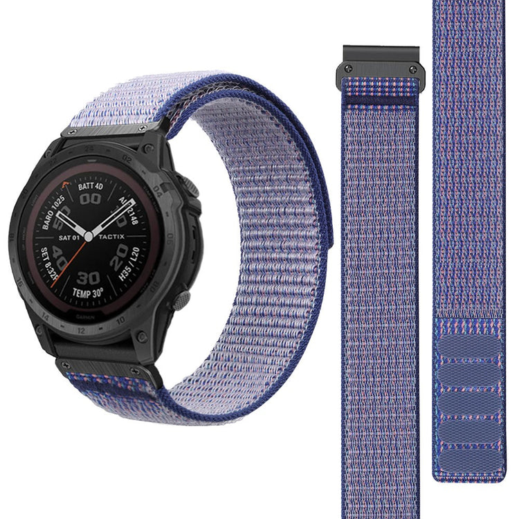 Meget Fed Nylon Universal Rem passer til Smartwatch - Lilla#serie_6