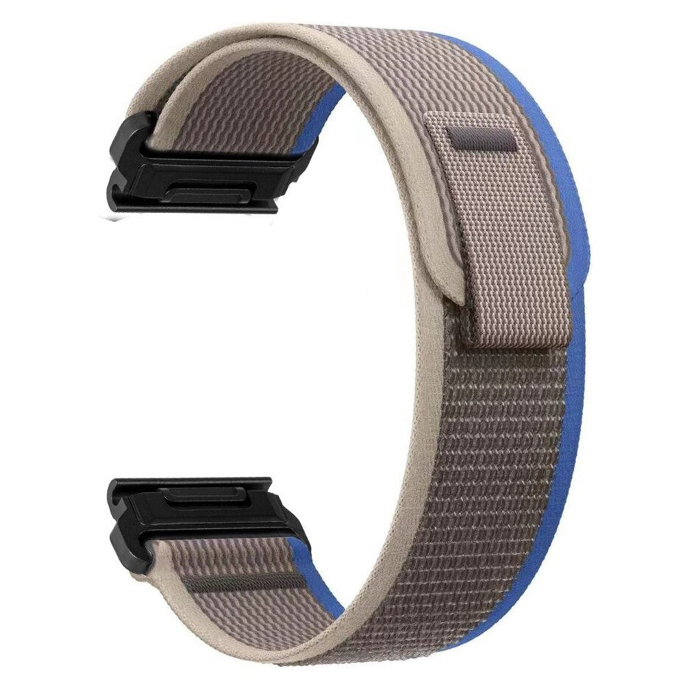 Rigtigt Nydelig Nylon Universal Rem passer til Smartwatch - Sølv#serie_1