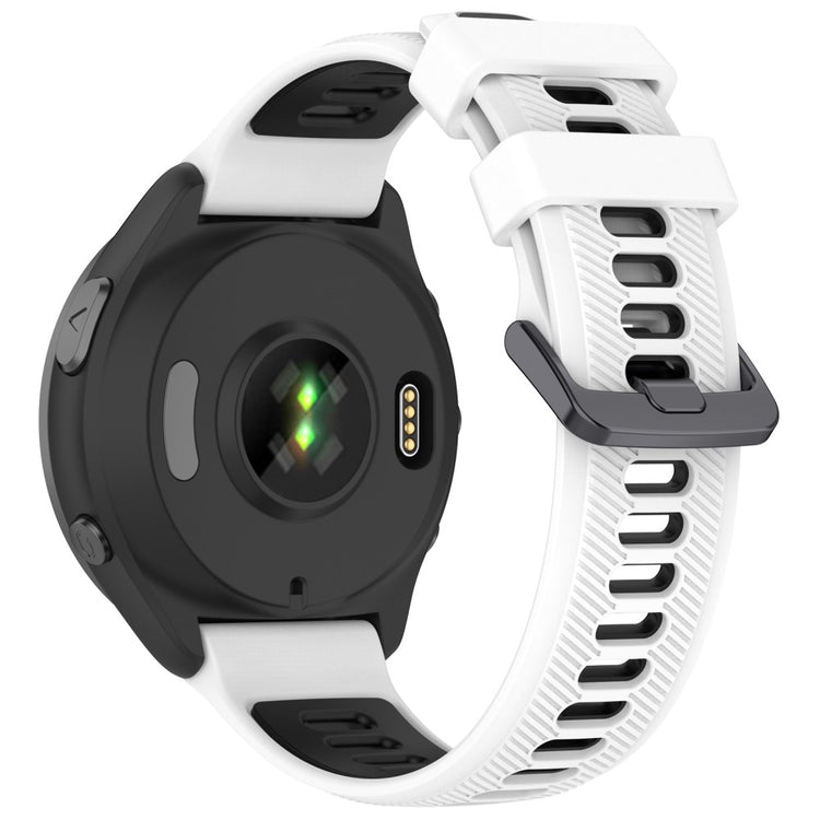 Super Slidstærk Silikone Universal Rem passer til Smartwatch - Hvid#serie_2