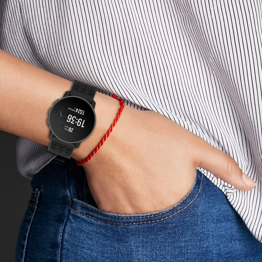 Helt Vildt Rart Silikone Universal Rem passer til Smartwatch - Blå#serie_10