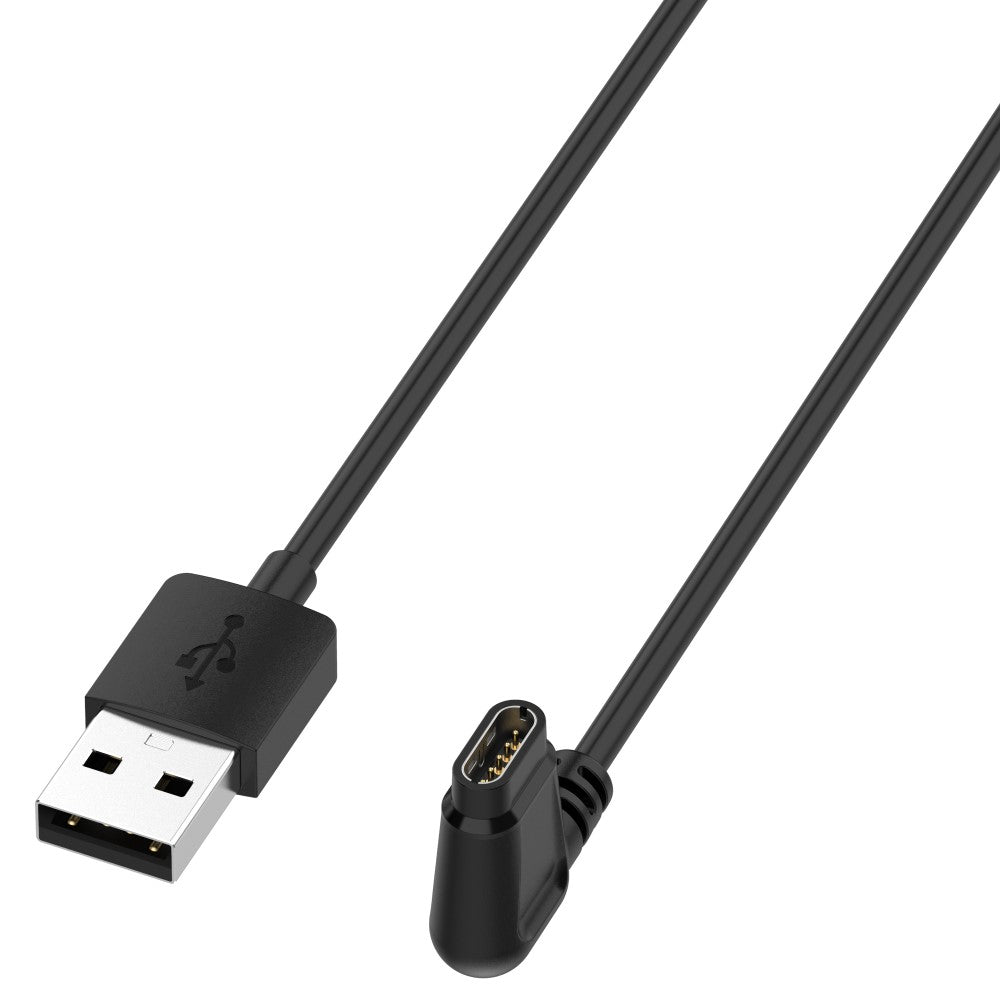 1m USB Ladestation passer til Amazfit Falcon - Sort#serie_010