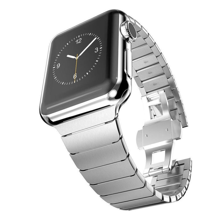 Rigtigt pænt Apple Watch Series 1-3 38mm Metal Rem - Sølv#serie_3