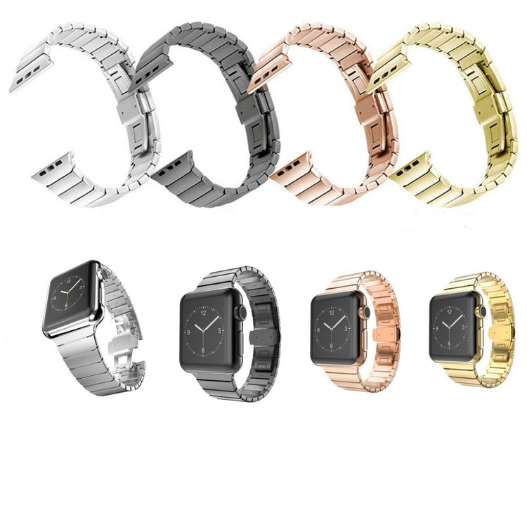 Rigtigt pænt Apple Watch Series 1-3 38mm Metal Rem - Sølv#serie_3