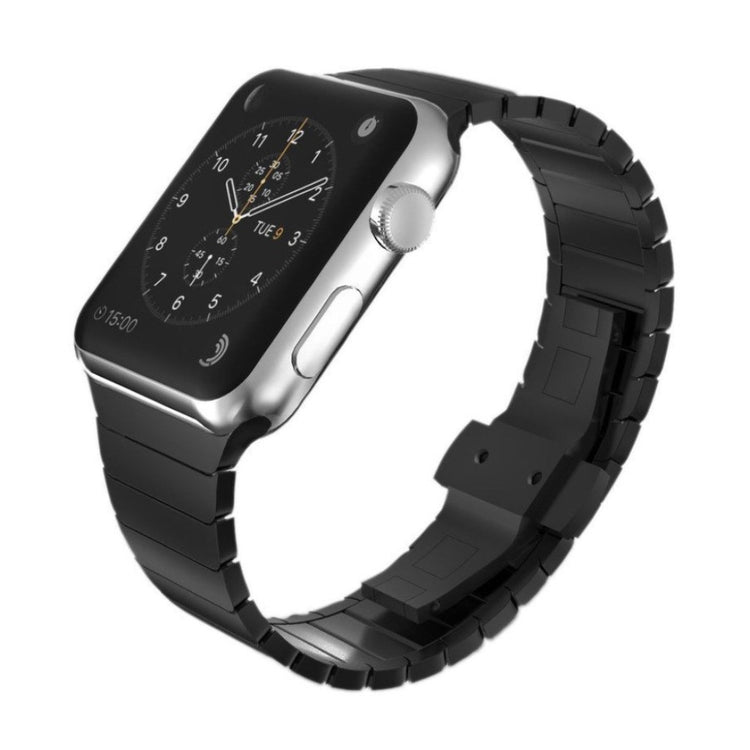 Rigtigt pænt Apple Watch Series 1-3 38mm Metal Rem - Sort#serie_4