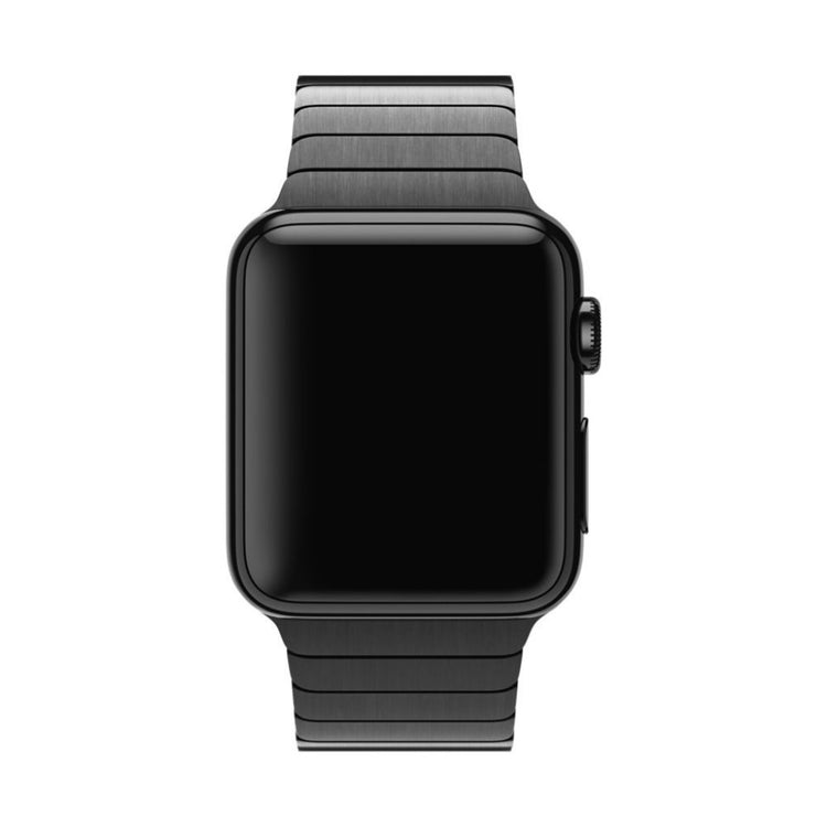 Rigtigt pænt Apple Watch Series 1-3 38mm Metal Rem - Sort#serie_4
