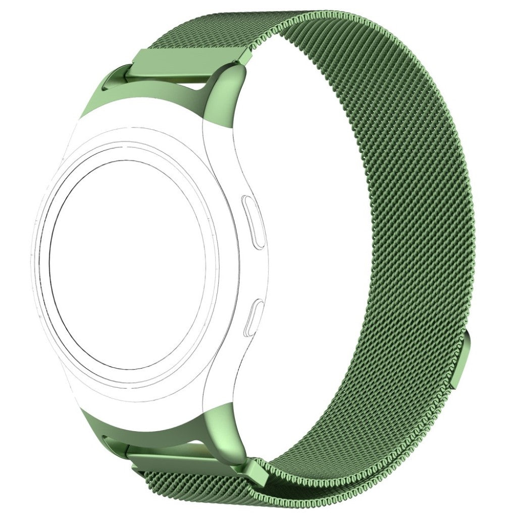 Rigtigt rart Samsung Gear Fit2 Metal Rem - Grøn#serie_3