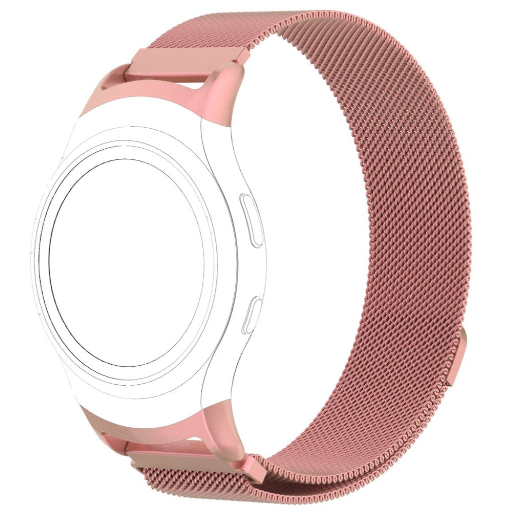 Rigtigt rart Samsung Gear Fit2 Metal Rem - Pink#serie_5