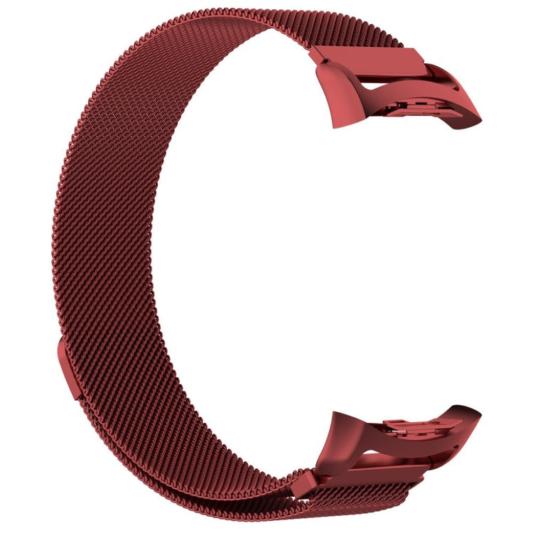Rigtigt rart Samsung Gear Fit2 Metal Rem - Rød#serie_6