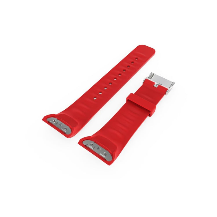 Super nydelig Samsung Gear Fit2 Pro Silikone Rem - Rød#serie_10