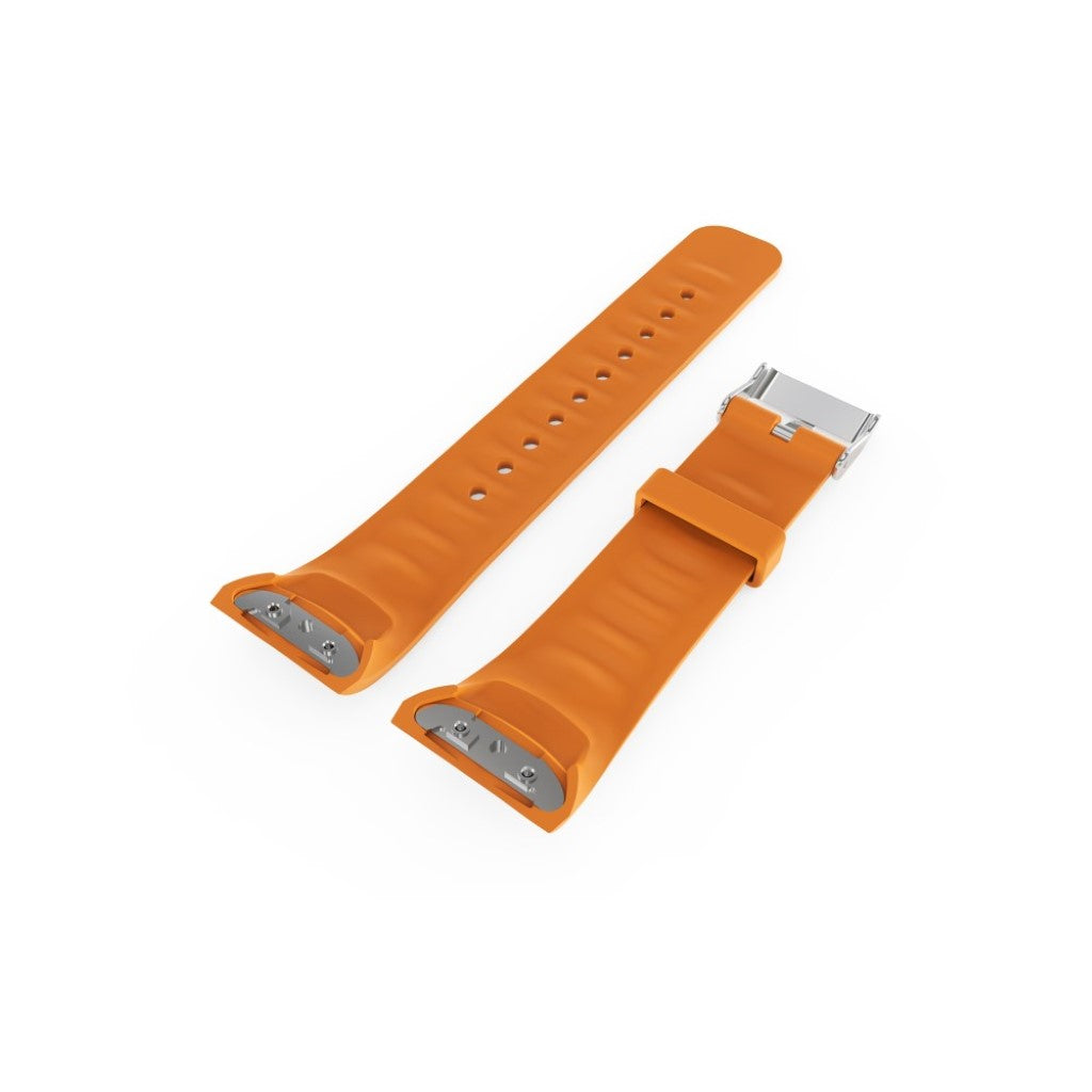 Super nydelig Samsung Gear Fit2 Pro Silikone Rem - Orange#serie_8