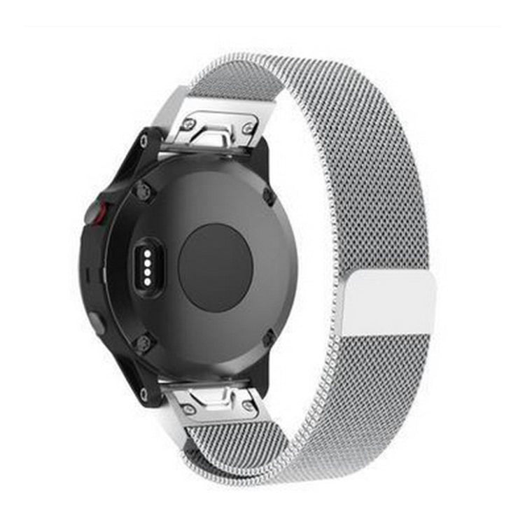 Helt vildt kønt Garmin Fenix 5S Metal Rem - Sølv#serie_1